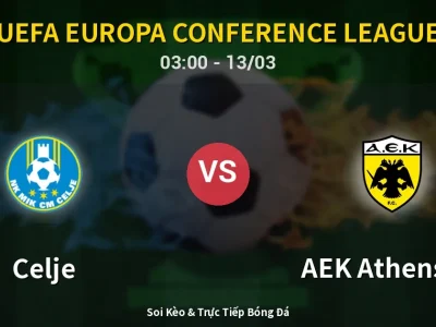 Kết Quả: Celje 0-4 AEK Athens FC – Highlight & Bàn Thắng | UEFA Europa Conference League