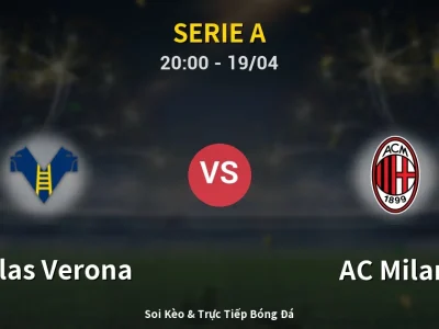 🔴 Trực Tiếp: Hellas Verona 0-0 AC Milan – Link Xem Serie A (Full HD)