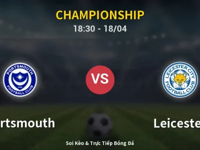 Soi Kèo Portsmouth vs Leicester – 18:30 18/04 | Nhận Định, Dự Đoán Tỷ Số