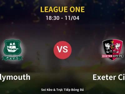 Soi Kèo Plymouth vs Exeter City – 18:30 11/04 | Nhận Định, Dự Đoán Tỷ Số