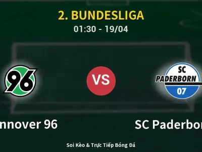 Kết Quả: Hannover 96 1-1 SC Paderborn 07 – Highlight & Bàn Thắng | 2. Bundesliga