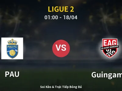 Kết Quả: PAU 2-1 Guingamp – Highlight & Bàn Thắng | Ligue 2