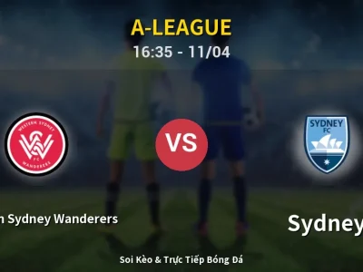 Soi Kèo Western Sydney Wanderers vs Sydney – 16:35 11/04 | Nhận Định, Dự Đoán Tỷ Số