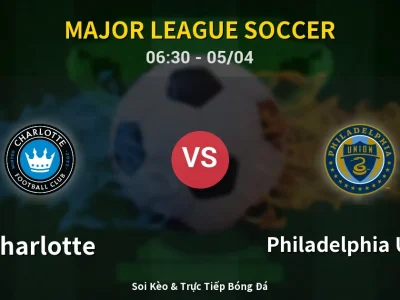 Kết Quả: Charlotte 2-1 Philadelphia Union – Highlight & Bàn Thắng | Major League Soccer