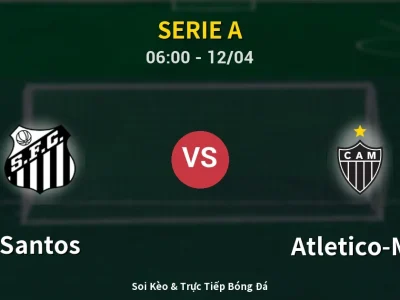 Kết Quả: Santos 1-0 Atletico-MG – Highlight & Bàn Thắng | Serie A