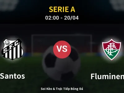 Kết Quả: Santos 2-3 Fluminense – Highlight & Bàn Thắng | Serie A