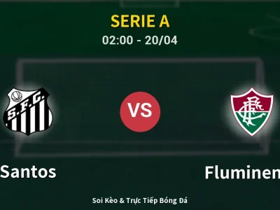 Kết Quả: Santos 2-3 Fluminense – Highlight & Bàn Thắng | Serie A