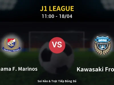Kết Quả: Yokohama F. Marinos 1-2 Kawasaki Frontale – Highlight & Bàn Thắng | J1 League