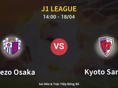 Kết Quả: Cerezo Osaka 3-0 Kyoto Sanga – Highlight & Bàn Thắng | J1 League