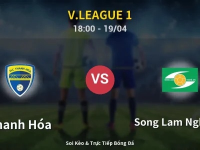 Kết Quả: Thanh Hóa 1-1 Song Lam Nghe An – Highlight & Bàn Thắng | V.League 1