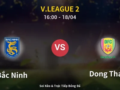 🔴 Trực Tiếp: Bắc Ninh 0-0 Dong Thap – Link Xem V.League 2 (Full HD)