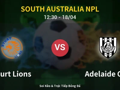 Kết Quả: Sturt Lions 1-0 Adelaide City – Highlight & Bàn Thắng | South Australia NPL