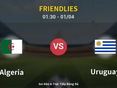 Kết Quả: Algeria 0-0 Uruguay – Highlight & Bàn Thắng | Friendlies