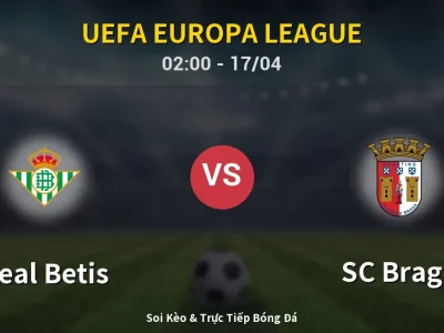 Kết Quả: Real Betis 2-4 SC Braga – Highlight & Bàn Thắng | UEFA Europa League