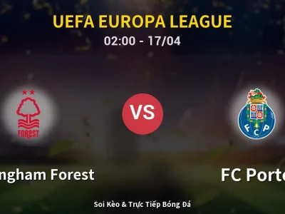 Kết Quả: Nottingham Forest 1-0 FC Porto – Highlight & Bàn Thắng | UEFA Europa League