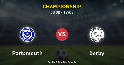 Portsmouth vs Derby 17/03