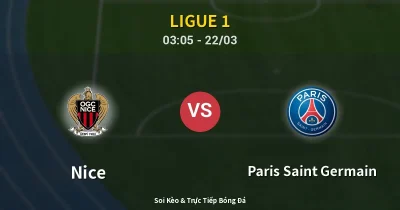 Nice vs Paris Saint Germain 22/03