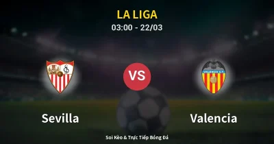 Sevilla vs Valencia 22/03