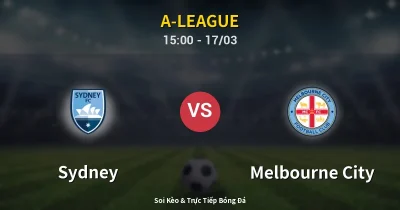 Sydney vs Melbourne City 17/03