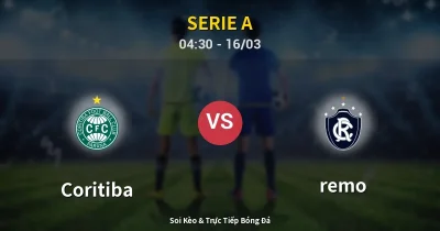 Coritiba vs remo 16/03