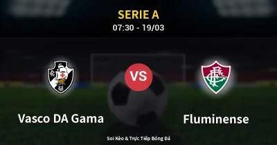Vasco DA Gama vs Fluminense 19/03