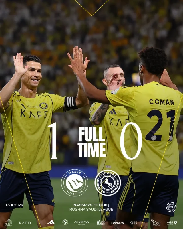 Ronaldo Lập Công Quyết Định, Al Nassr Cầm Chắc Ngôi Vương Saudi Pro League? 1